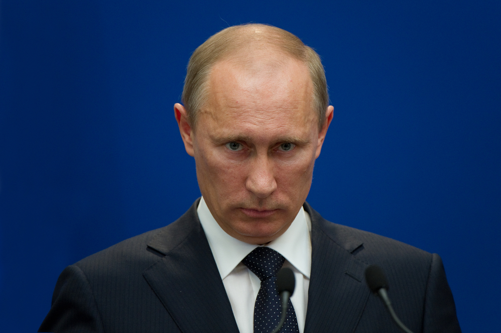 Президент России Путин. Фото: Frederic Legrand - Comeo shutterstock 