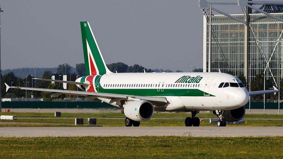 Лайнер компании Alitalia. Фото: пресс-служба компании (צילום: Alitalia)