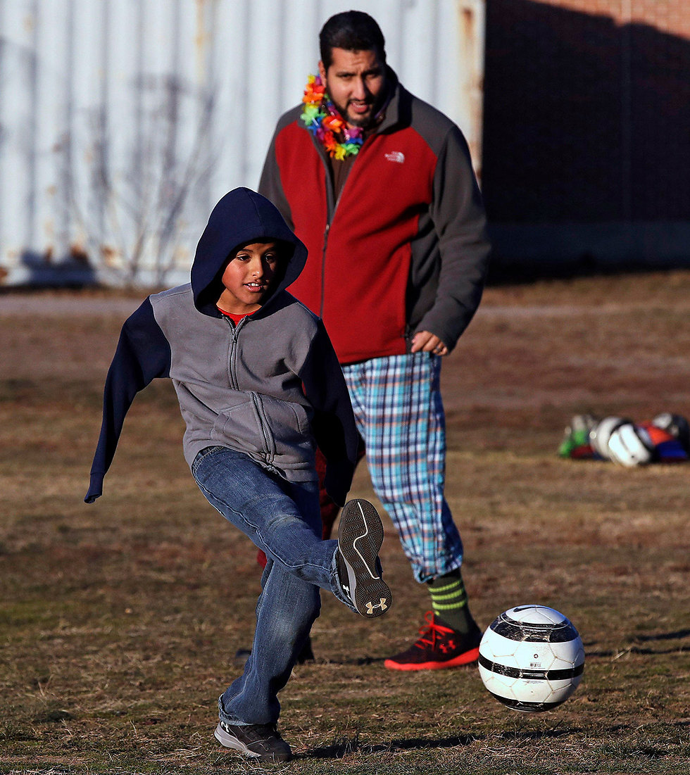 פליט סורי במסצ'וסטס, ארה"ב (צילום: AP) (צילום: AP)