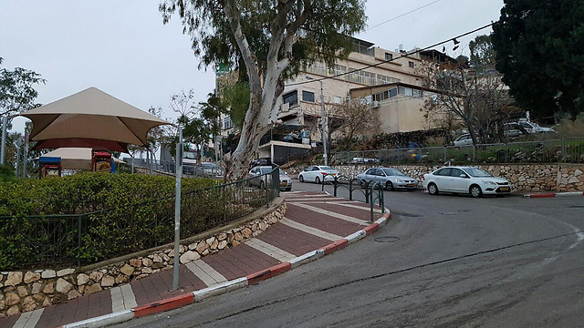 האיזור בחיפה שבו נראה לאחרונה החשוד  ()