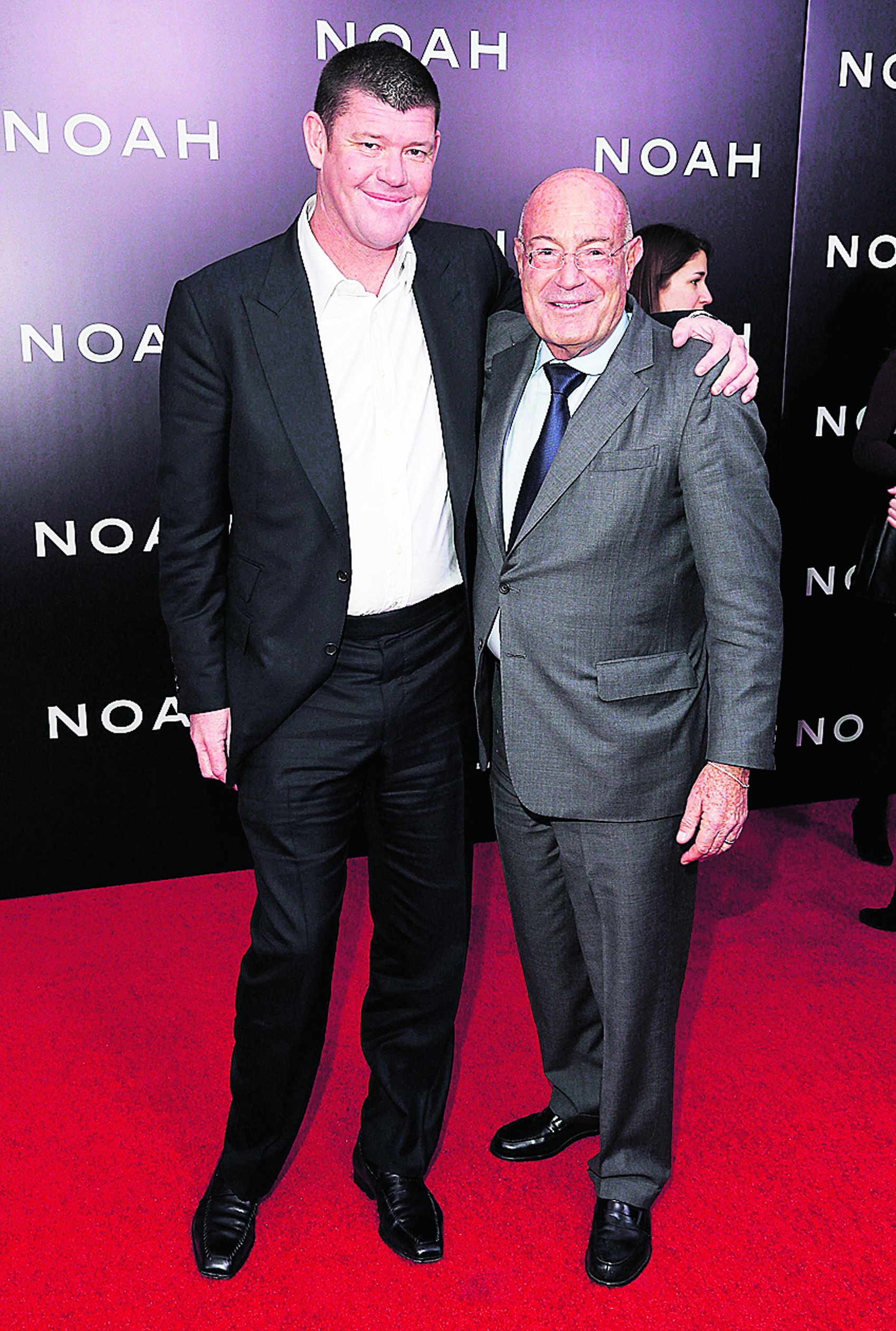 James Packer (left) and Arnon Milchan