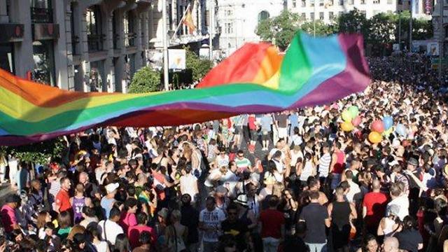 מצעד הגאווה העולמי במדריד, יולי 2017 (צילום: Madrid Destino) (צילום: Madrid Destino)