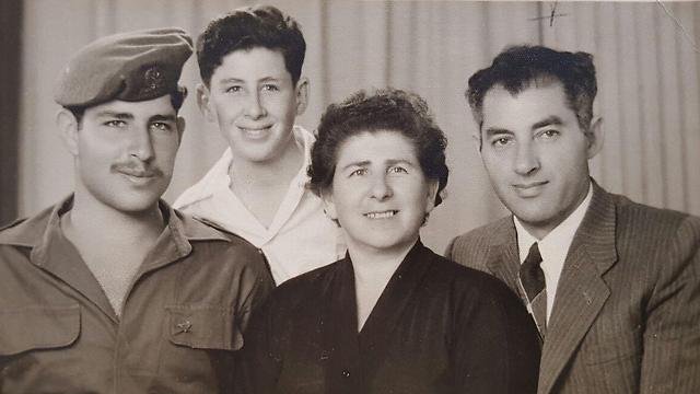 The young Bar-Tal family (Yoram is second from the left) 