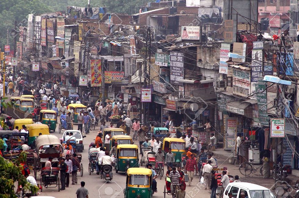 ניו דלהי בהודו: צאו מה"מיין באזאר" וגלו צד אחר בעיר ()