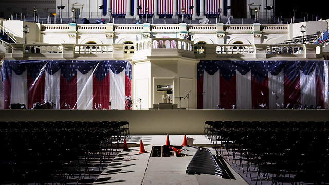 The inauguration stage (Photo: EPA)