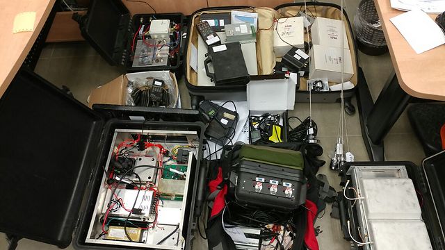 Frequency equipment recovered by police (Photo: Israel Police) (Photo: Israel Police)