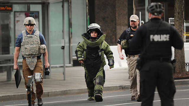 Heavy security in DC (Photo: AFP)