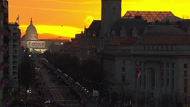 Sunrise on the White House Friday (Photo: Reuters)