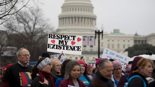 Protest rally in Washington DC (Photo: AFP)