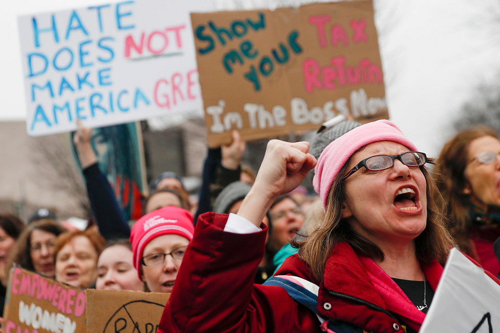 המחאה בשנה שעברה בוושינגטון (צילום: AP) (צילום: AP)