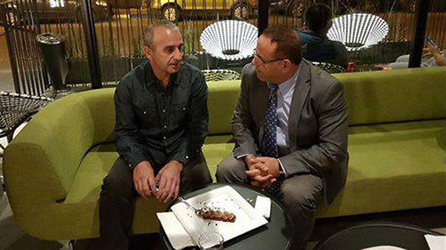 Minister Ayoob Kara and the Israeli's father