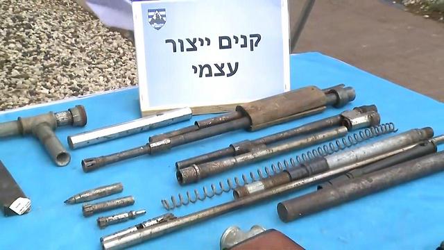 Illegally-produced rifle barrels (Photo: IDF Spokesperson's Unit)  (Photo: IDF Spokesperson's Unit)
