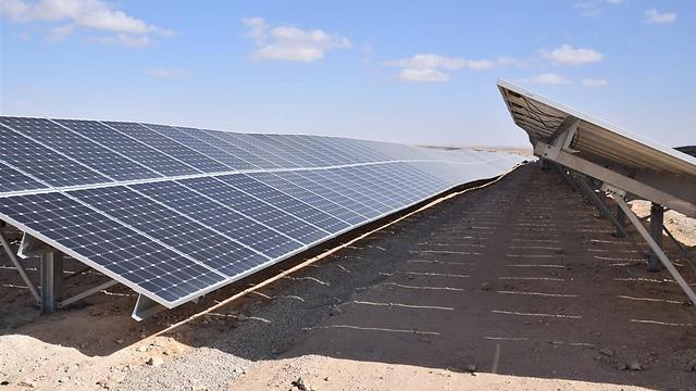 The Ramon Airbase solar farm (Photo: IDF Spokesperson)