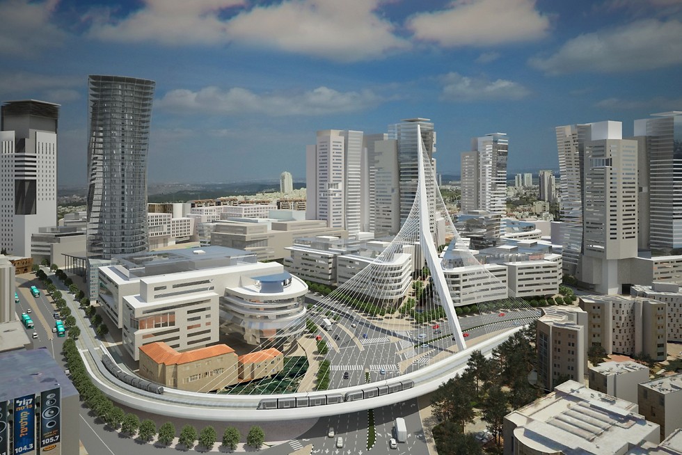 A vision of what the futuren entrance to Jerusalem will look like