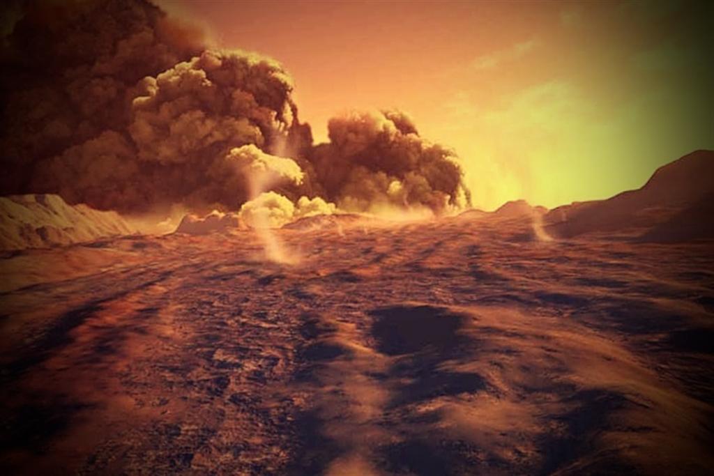 סופות החול חזקות מדי ביחס לאטמוספירה במאדים. "להציל את מארק וואטני" ()