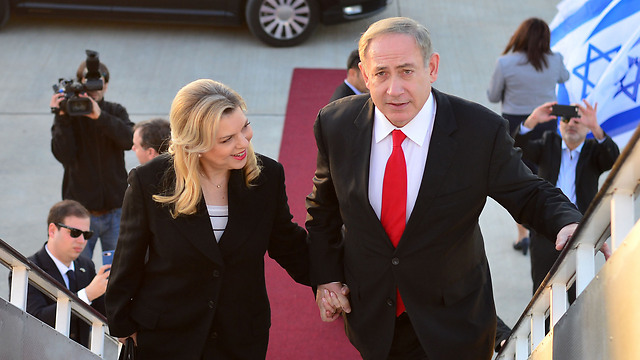 Prime Minister Benjamin Netanyahu with his wife, Sara (Photo: Koby Gideon, GPO)