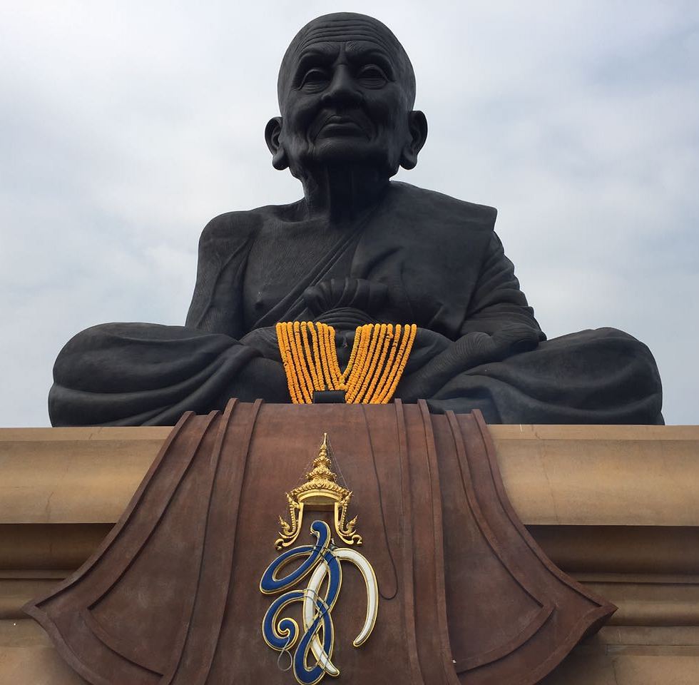 The world's largest statue of a Buddhist monk: Luang Pu Taud (Photo: Gaby Zohar)