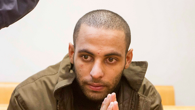 הנאשם ברצח מוחמד שינאוי (צילום: עידו ארז) (צילום: עידו ארז)