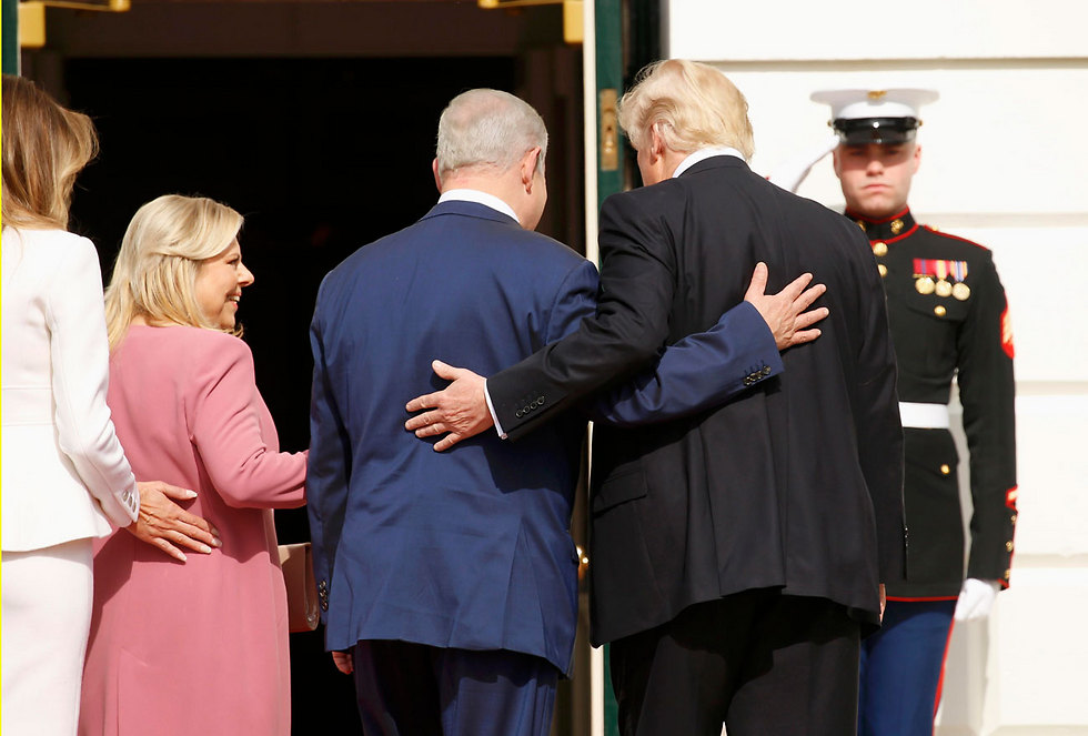 Trump welcomes Netanyahu to the White House (Photo: Reuters)