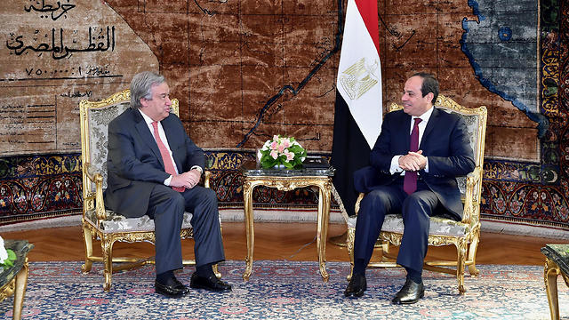UN Secretary-General António Guterres and Egyptian President Abdel Fattah el-Sisi (Photo: EPA) (Photo: EPA)