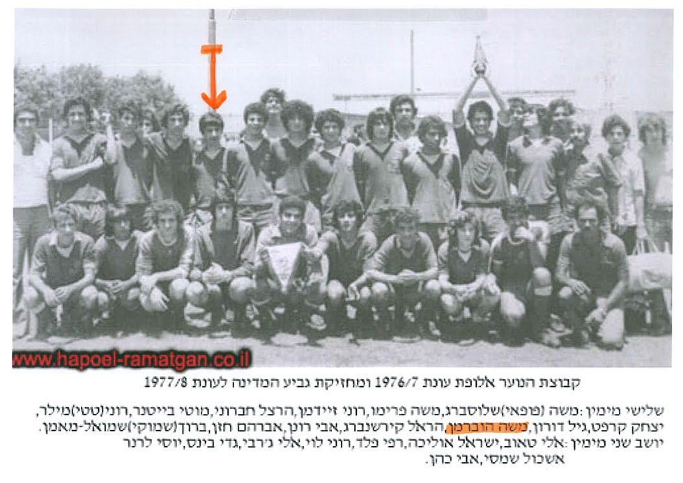 תמונה קבוצתית של הפועל רמת גן בימי הוברמן (צילום: אלבום פרטי) (צילום: אלבום פרטי)
