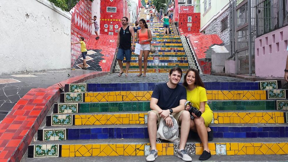 "המזל הוא שהיינו צעירים". מרים ורפאל בברזיל (צילום: אוסף פרטי) (צילום: אוסף פרטי)