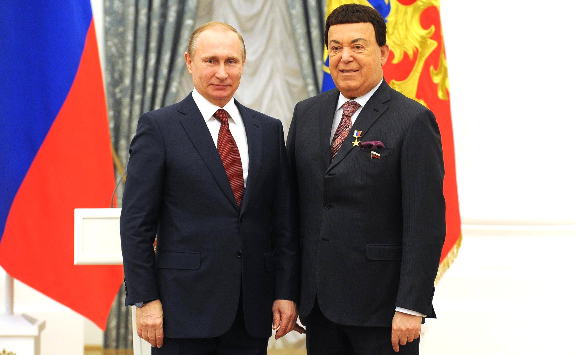 Иосиф Кобзон и Владимир Путин. Фото: пресс-служба Кремля
