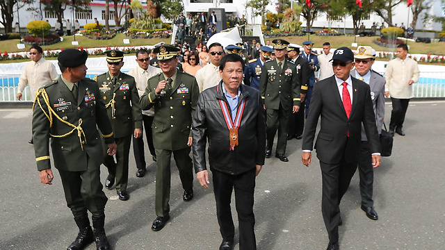 נשיא הפיליפינים רודריגו דוטרטה (צילום: EPA) (צילום: EPA)
