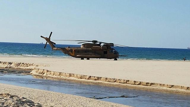 המסוק על החוף באשדוד, היום ()