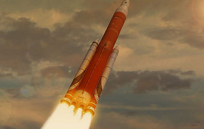 הטיל שיישא חלליות למאדים? מערכת השיגור החדשה, SLS (צילום: נאס"א) (צילום: נאס