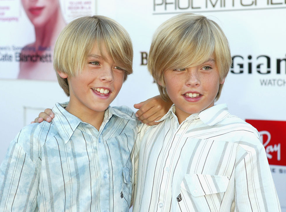 התאומים ספראוס בגיל 12. "להיות ילד כוכב זה פריבילגיה: זה מזל, זו הצלחה, זה מאפשר ליצור קשרים עסקיים" (צילום: Gettyimages)