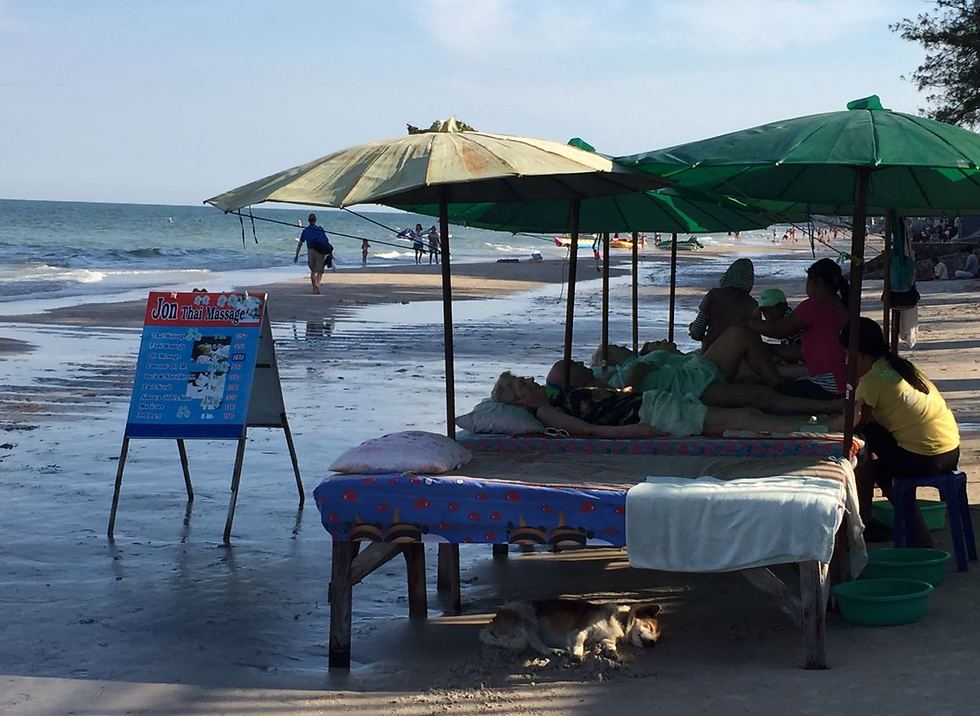 חוף הואה הין. יש גם את תאילנד שאתם מכירים (צילום: גבי זוהר) (צילום: גבי זוהר)