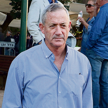Gantz. Will hate every minute of the battle against the report (Photo: Shaul Golan)