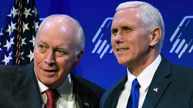 Mike Pence and former Vice President Dick Cheney (Photo: AFP) (Photo: AFP)