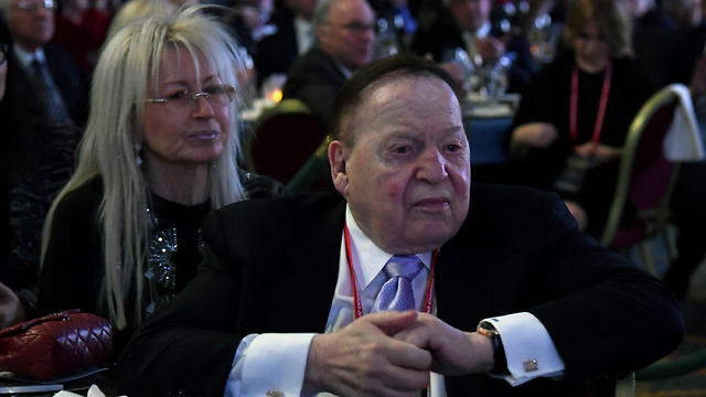 Sheldon Adelson and his wife, Dr. Miriam Adelson (Photo: AFP) (Photo: AFP)