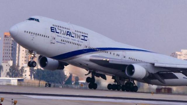 מטוס בואינג 747 של אל על (צילום: דני שדה) (צילום: דני שדה)