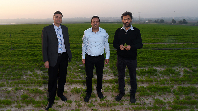 Gaza-area mayors (Photo: Chaim Hornstein) (Photo: Chaim Hornstein)