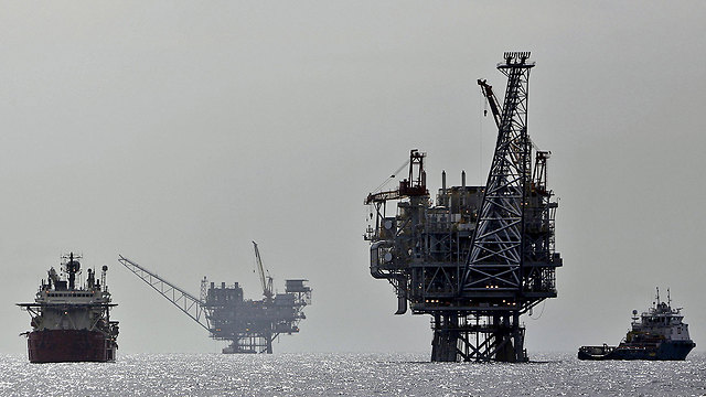 Natural gas rig off the coast of Ashdod (Photo: Reuters)