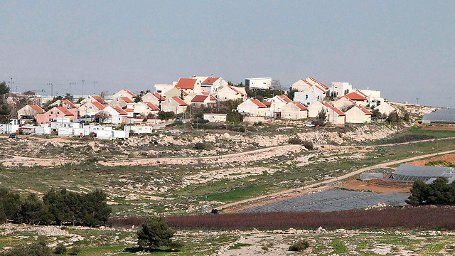 Settlement south of Hebron (Photo: AFP)