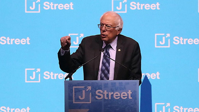 File photo: Senator Bernie Sanders at a J Street conference  (Photo: AP)