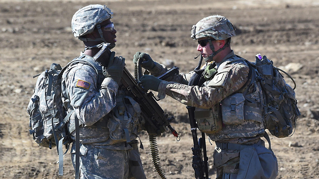 חיילים אמריקנים בתרגיל (ארכיון) (צילום: AFP) (צילום: AFP)