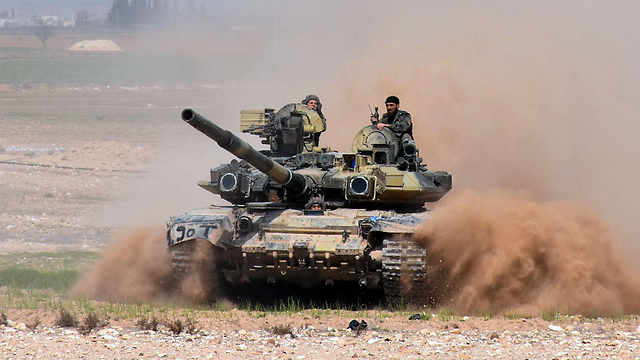 Syrian army tank (Photo: AFP)