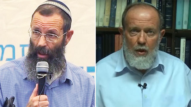 Rabbis Yigal Levinstein (L) and Eli Sadan (R)