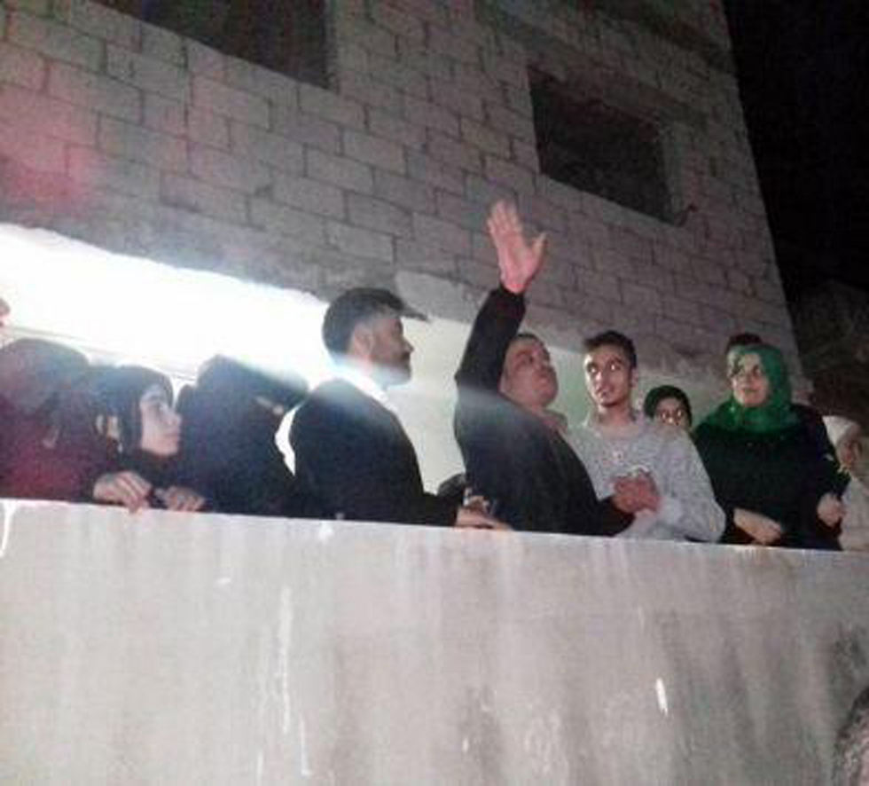 Daqamseh during celebrations in Irbid 