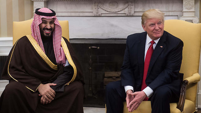 Donald Trump and Mohammed bin Salman at the White House (Photo: AFP)