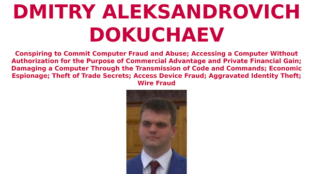 מסר לבלאן מידע רגיש שאפשר לו לא להיחשף על ידי ארה"ב. סוכן ה-FSB דמיטרי דוקוצ'אב (צילום: AP) (צילום: AP)
