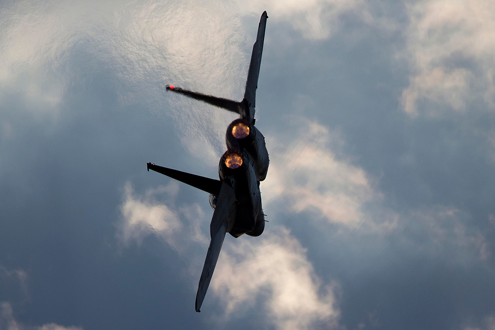 מטוס F-15 של חיל האוויר. ארכיון (צילום: AP) (צילום: AP)