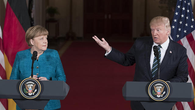 Merkel and Trump (Photo: EPA)