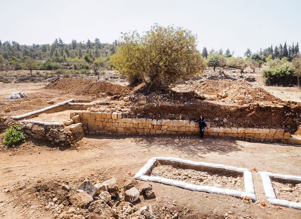 The excavation site (Photo: Yoli Shwartz, courtesy of the Israel Antiquities Authority)