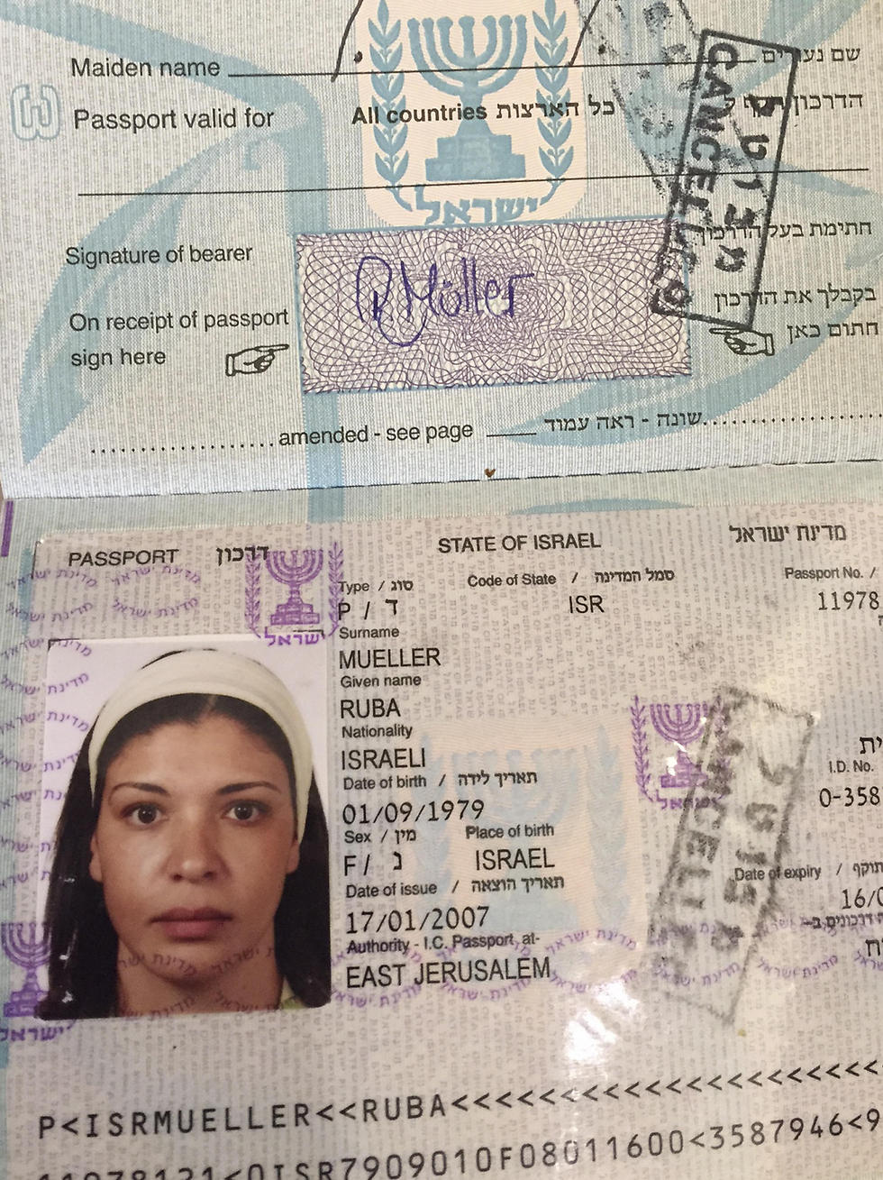Загранпаспорт гражданина Израиля